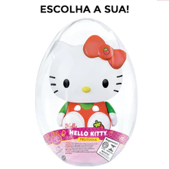 Ovo Brinquedo Boneco Hello Kitty Frutinhas: Laranja, Cereja, Morango e Uva - 1 Unidade Líder