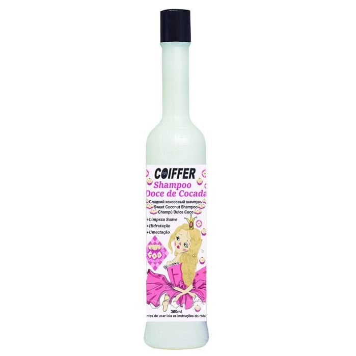 Shampoo Para Cabelos Doce De Cocada Coiffer 300ml