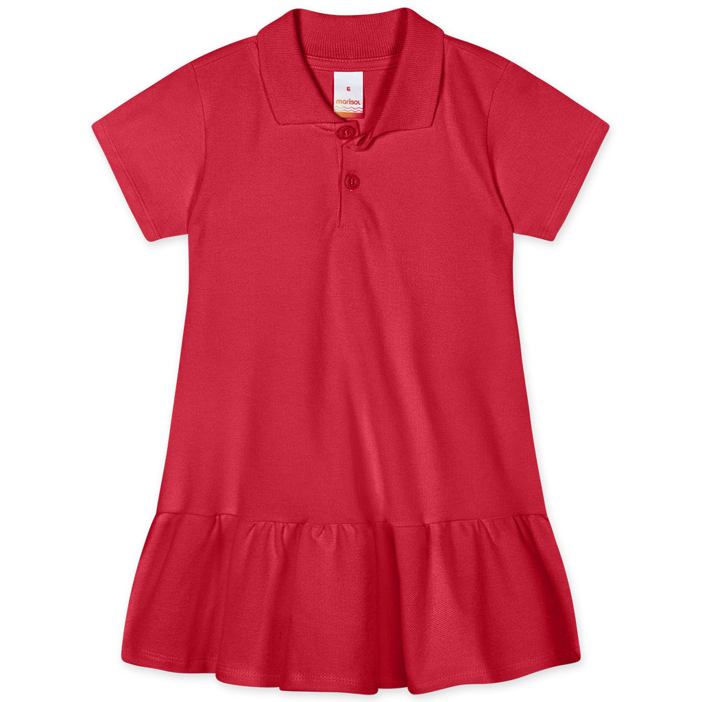 Vestido Polo Manga Curta Com Aroma Infantil Feminino Marisol - Baby & Kids Fashion