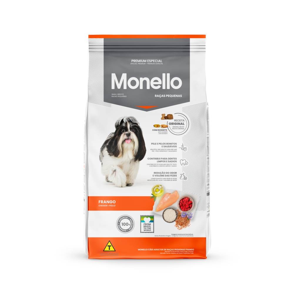 Ração Monello Especial para Cães Adultos Raças Pequenas 7Kg em Oferta na Shopee