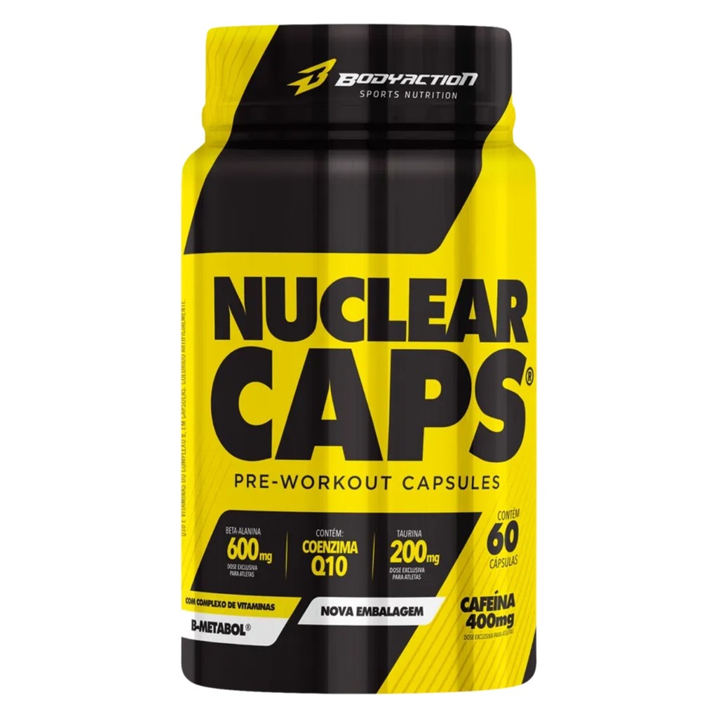 Nuclear Rush 60 Capsulas Bodyaction