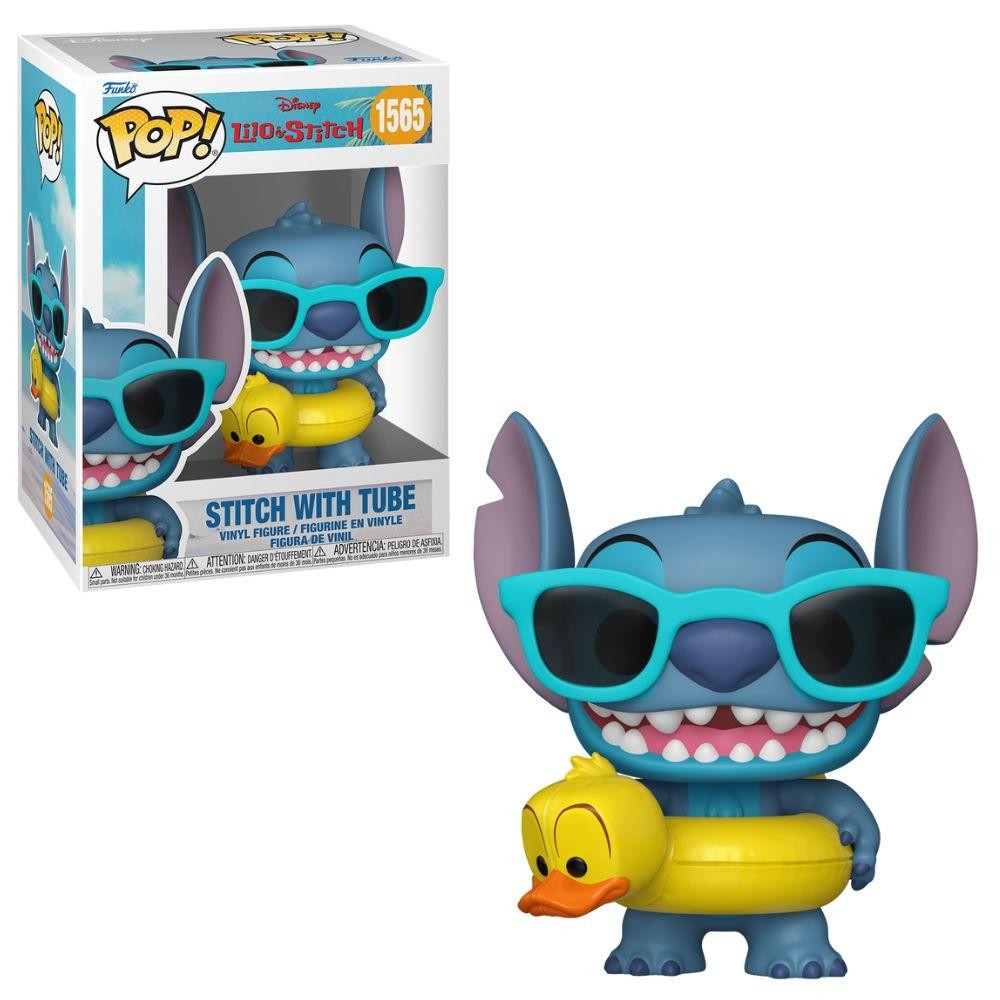 Boneco Funko Pop! Disney Lilo & Stitch - Stitch com Boia - Hobbies & Collections