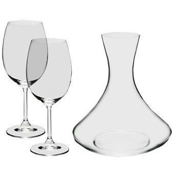 Jogo em Decanter Cristal 1500 ml com 2 taças 450ml | Bohemia