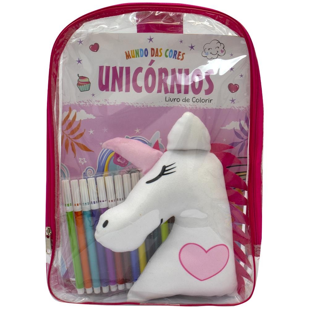 Livro Mundo das Cores - Livro de Colorir: Unicórnio - Livros Sorocaba