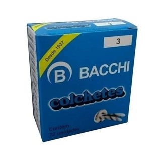 Colchetes No 3 15mm CX 72 UN Bacchi em Oferta na Shopee