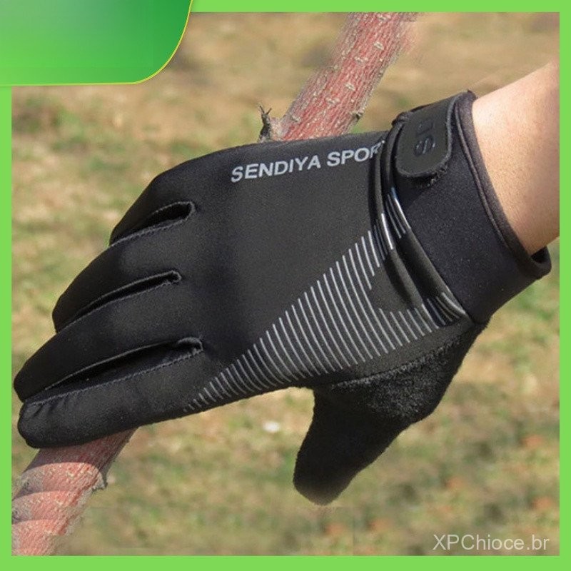 1 Par De Luvas Para Bicicleta De Dedo Inteiro Touchscreen Antiderrapante MTB/Esportivas Ao Ar Livre Respirável em Oferta na Shopee
