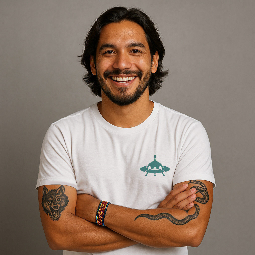Camisa Unissex Alienigena Universo  Sideral Nave Espacial