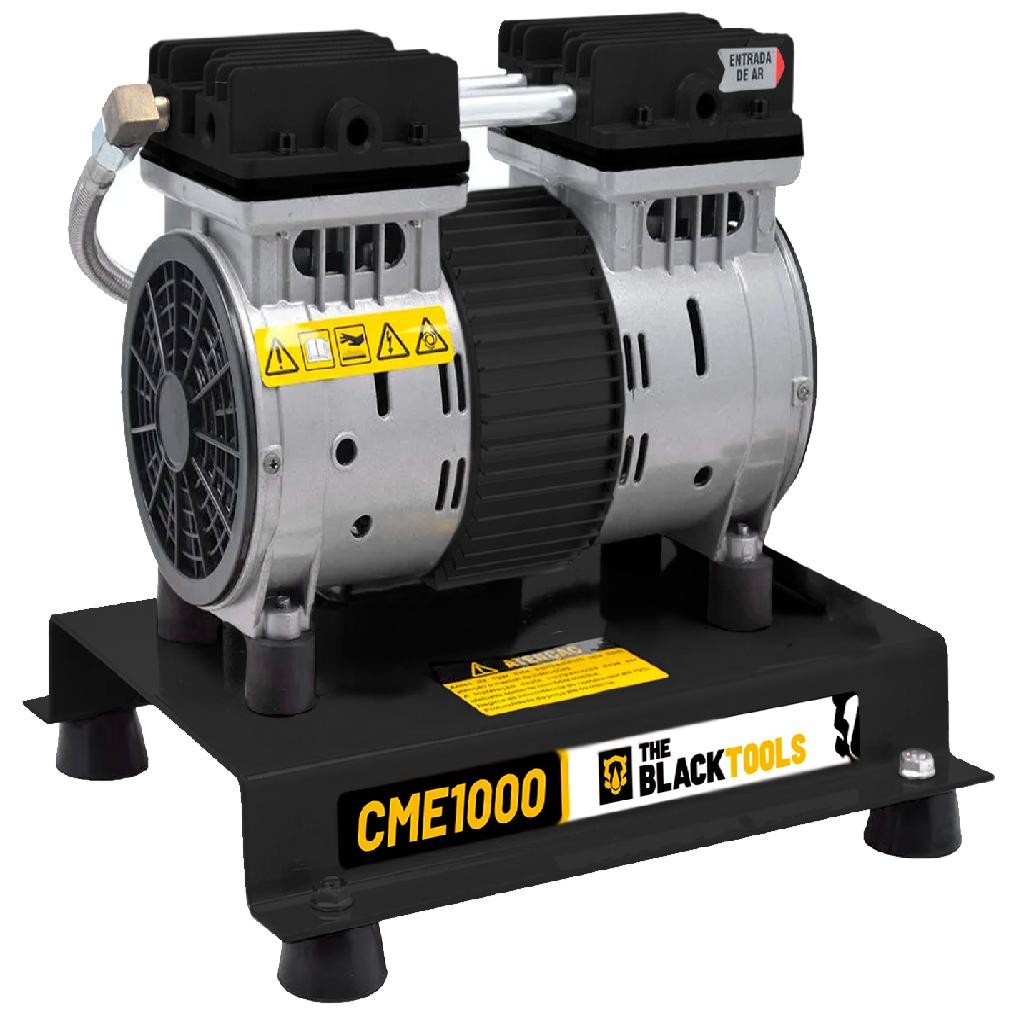 Compressor De Ar Elétrico 5,0 Pés Profissional 1000w The Black Tools em Oferta na Shopee