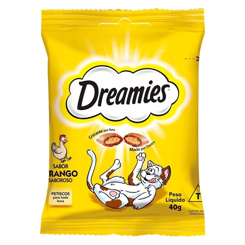 Ração Dreamies Frango 40g - Embalagem com 22 Unidades em Oferta na Shopee