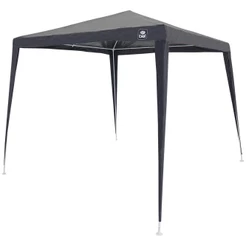 Tenda Gazebo Cinza em Poliéster Dobrável 3m x 3m BEL