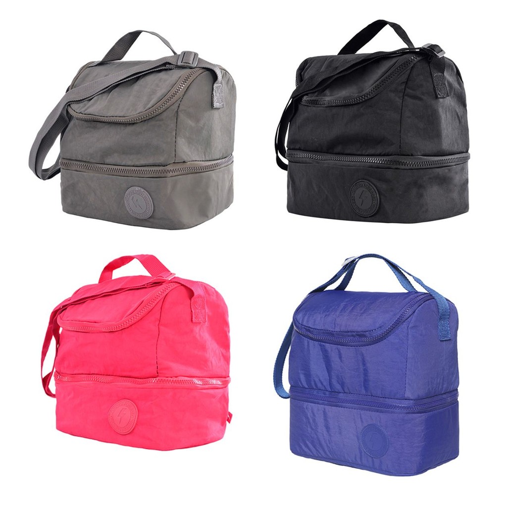 Lancheira Térmica C/ Alça Divisória Resistente Viagem Escola Marmita Trabalho Fitness Isolamento Térmico Mochila - Wincy