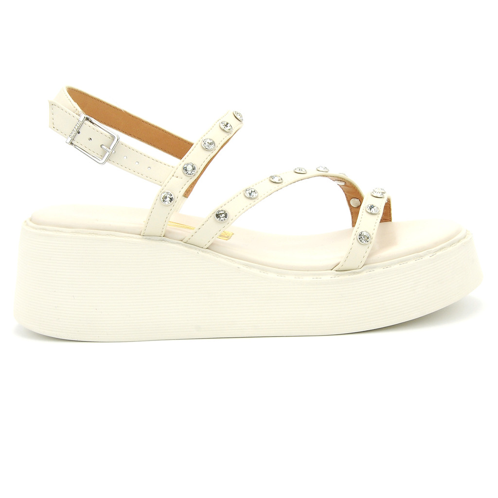 Sandalia Vizzano Feminina 6525.101 Flatform Brilho Papete