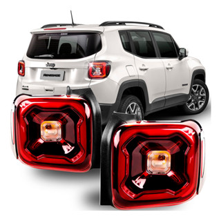 Par Lanterna Traseira Jeep Renegade 2019 2020 2021 Com Led em Oferta na Shopee