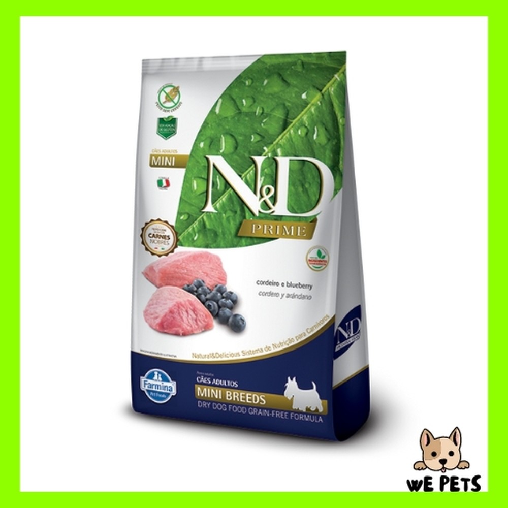 Ração 2,5Kg N&D Prime Cães Adultos Raças Pequenas Cordeiro 2,5Kg