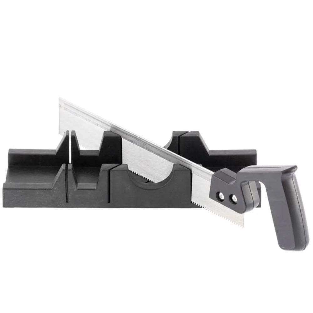 Caixa Plástica Meia Esquadria com Serra 300mm 2253055 SPARTA em Oferta na Shopee