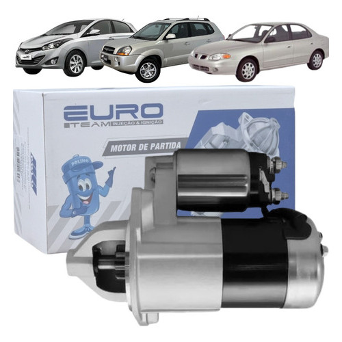Motor De Partida Hb20 1.0 / Tucson 2.0 / Elantra 1.8 95 2000