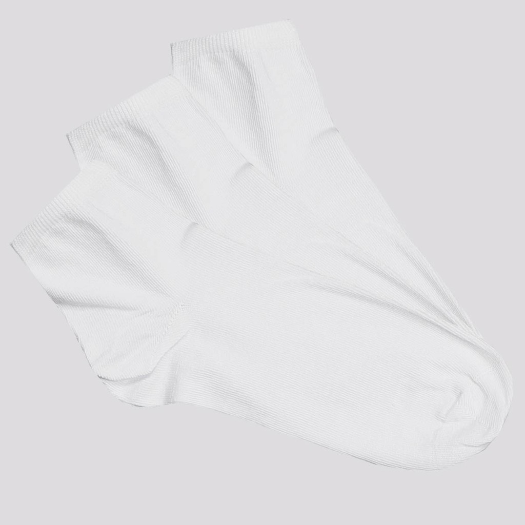 Kit Meia Selene 3 Pares Cano Curto Feminino Branca - Women Clothes