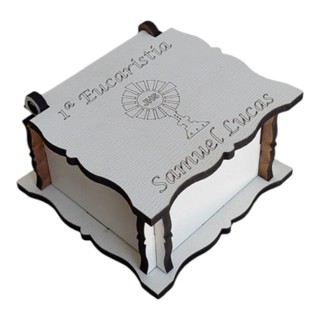 15 Caixinhas para terço Lembrancinha Primeira Eucaristia mdf branco em Oferta na Shopee