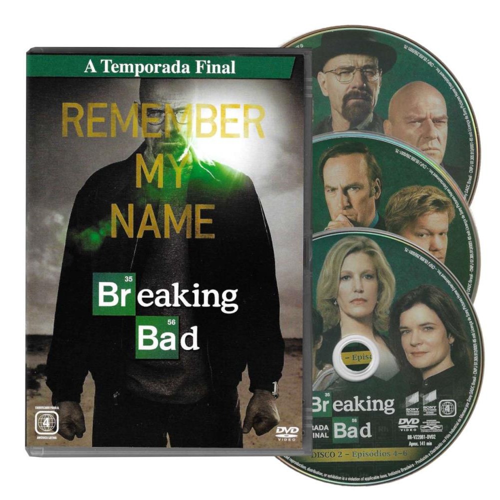 Box DVD Breaking Bad - A Temporada Final (3 Discos)