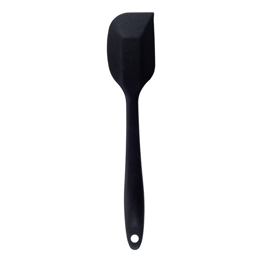 Espátula De Silicone Reta Pequena Preta