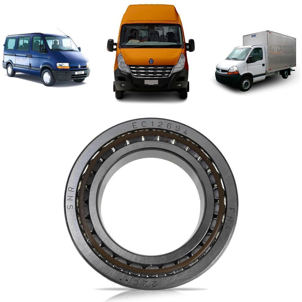ROLAMENTO CAIXA SATÉLITE RENAULT MASTER 2005 A 2017 CÂMBIO 5ª 6ª MARCHA ORIGINAL - 7703090344