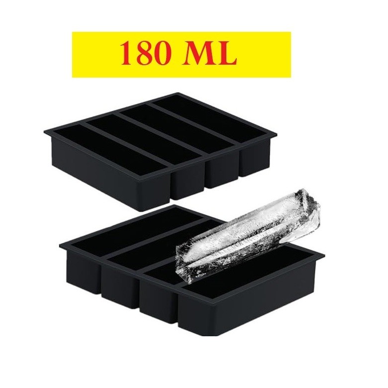 Forma Silicone Gelo Vermelho Ou Preto Retangular 17x14CM De Desenformar Para Gelos Multiuso Top Útil em Oferta na Shopee