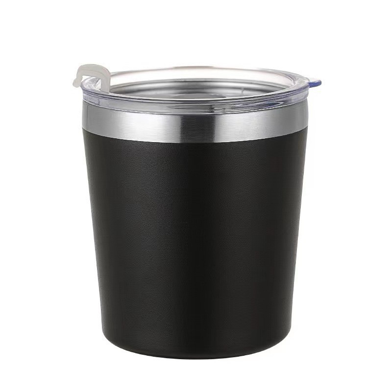 Copo Térmico Caneca Aço Inox com tampa para Bedida Quente Frio Cerveja Café 260ml