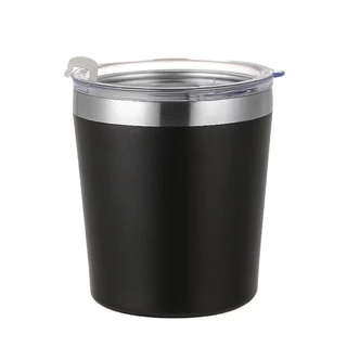 Copo Térmico Caneca Aço Inox com tampa para Bedida Quente Frio Cerveja Café 260ml