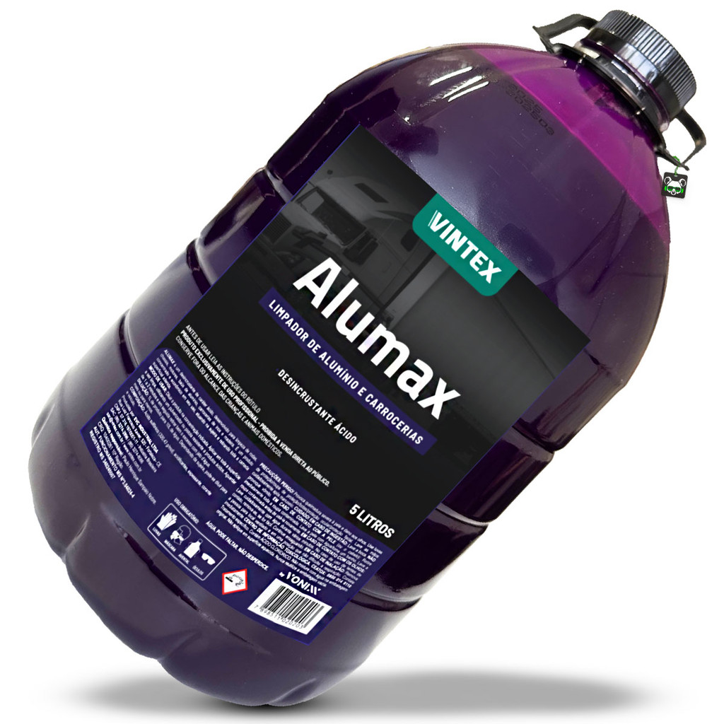 Limpa Alumínio Roda Chassi Motor Aro Alumax 5L Vintex em Oferta na Shopee