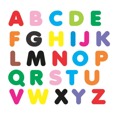 Letras ou Números em EVA Grande com Glitter  Decoração para formar palavras