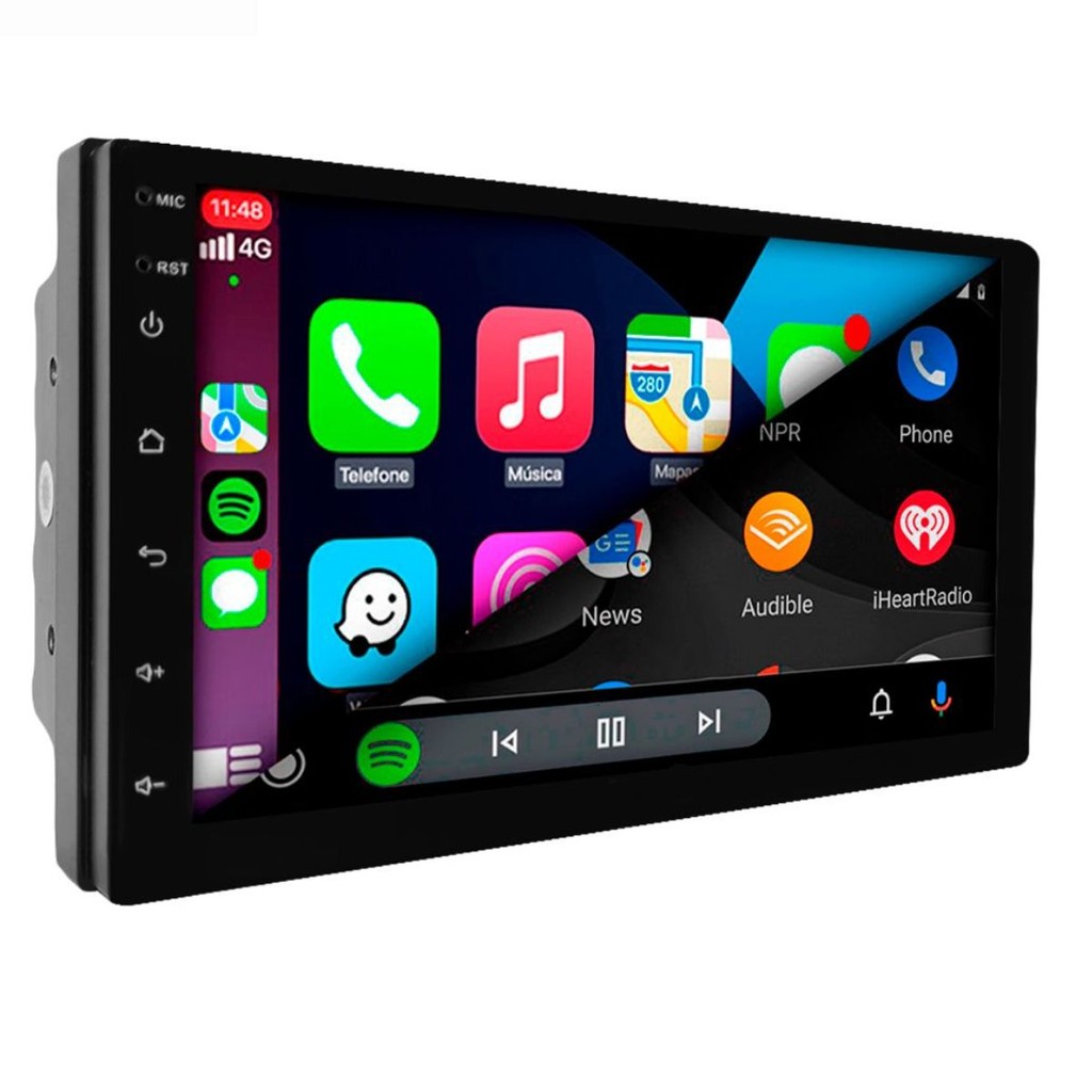 Central Multimídia 7 Pol. H Tech HT-7240 4+64GB Q-Led