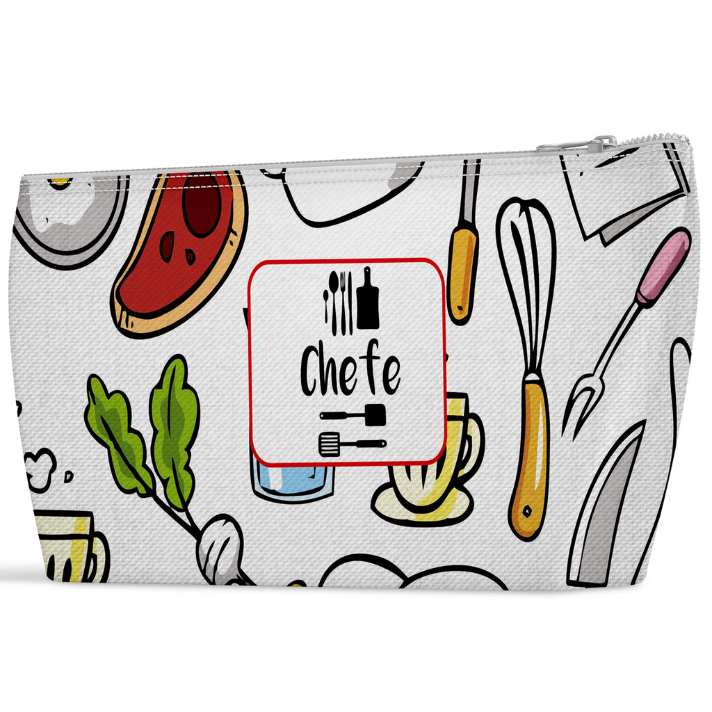 Bolsinha Chefe de cozinha gastronomia cozinheiro necessaire