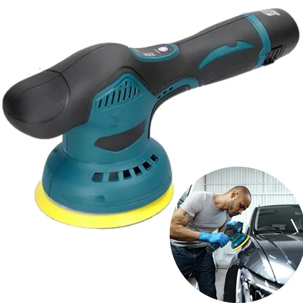 Politriz Polimento Lixadeira Esmerilhadeira 8 Velocidades Profissional Recarregavel Sem Fi...