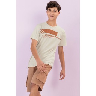 Bermuda Juvenil Masculina em Sarja Beats Marrom em Oferta na Shopee
