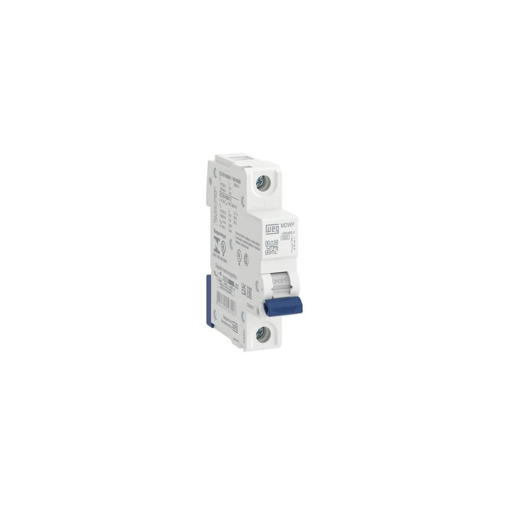 Minidisjuntor Termomag Weg MDWP 15265891 Curva B Monopolar 63A