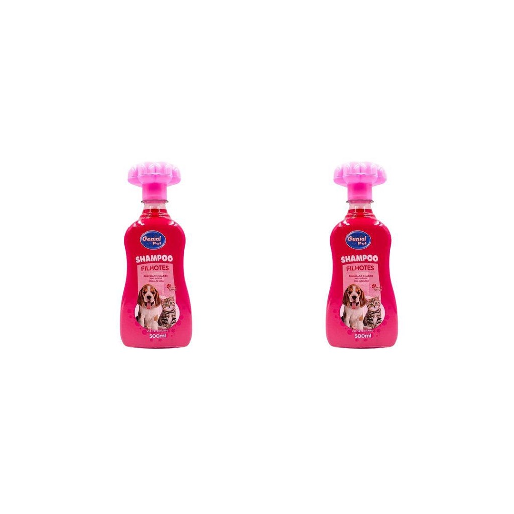 KIT COM 2 MASTER PET SHAMPOO BABY 500ML