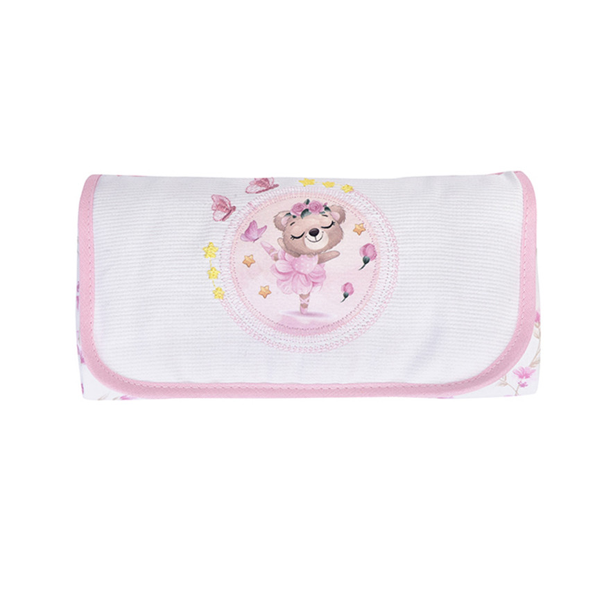 Trocador De Fraldas Portátil Minasrey Forro PVC Bailarina em Oferta na Shopee