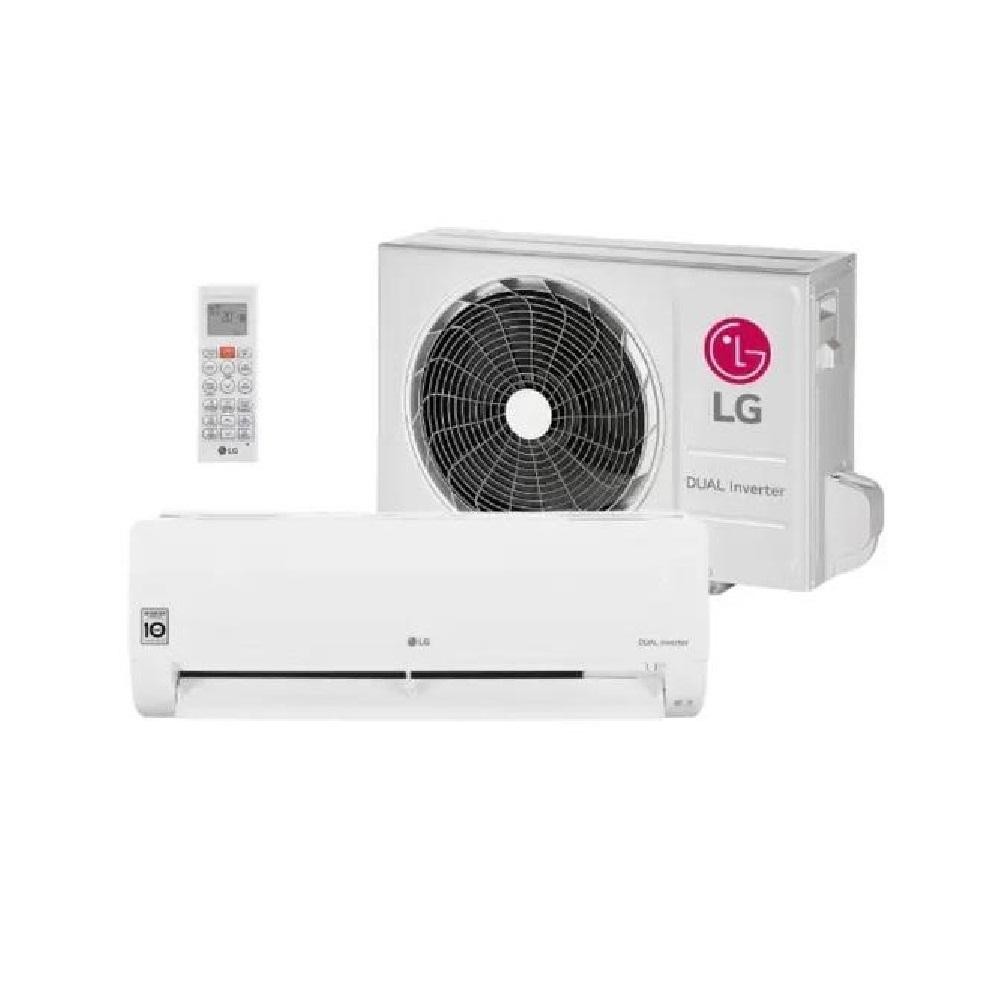 Ar-Condicionado LG Dual Inverter Compact 9.000 Btus Frio Branco S3-Q09AAQAL - 220V - Home Appliances