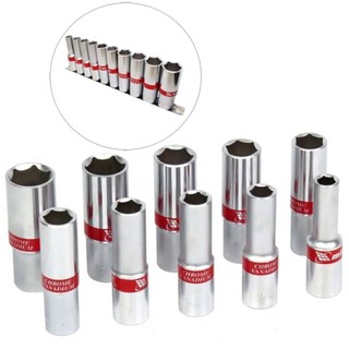 Jogo de soquete sextavado longo 10 a 22 mm 1/2" c/ 10 peças - MTX em Oferta na Shopee