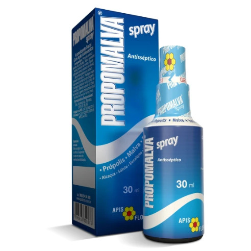 Propomalva Spray Bucal Natural 30ml Própolis Malva Mel para Garganta - Apis Flora