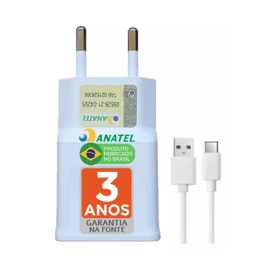 Carregador TIPO C Turbo Fast Charge para Galaxy s20 A21S S22 51 A52 A30 a31 A32 A50 A51 A70 a71 A71 em Oferta na Shopee