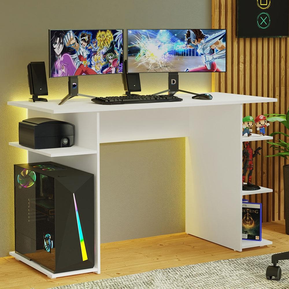 Escrivaninha Mesa para Computador Gamer 9424 Madesa - Home & Living