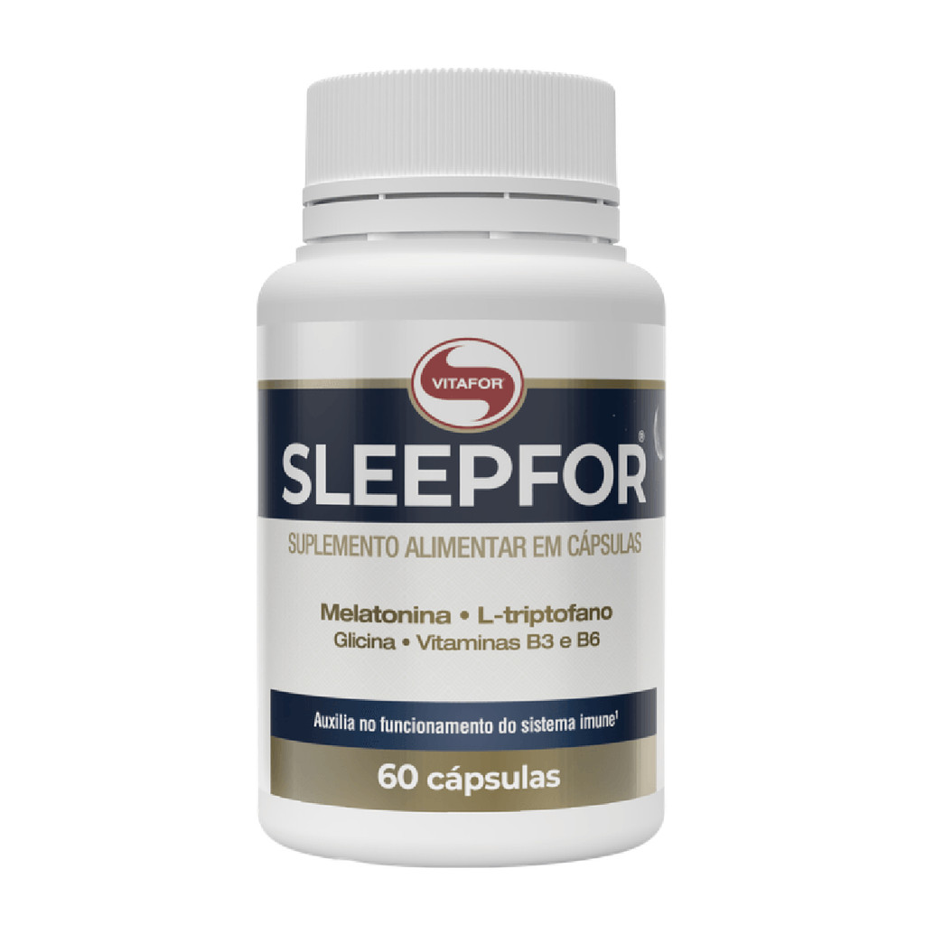 Melatonina para Dormir - Sleepfor 60 Capsulas - Vitafor em Oferta na Shopee