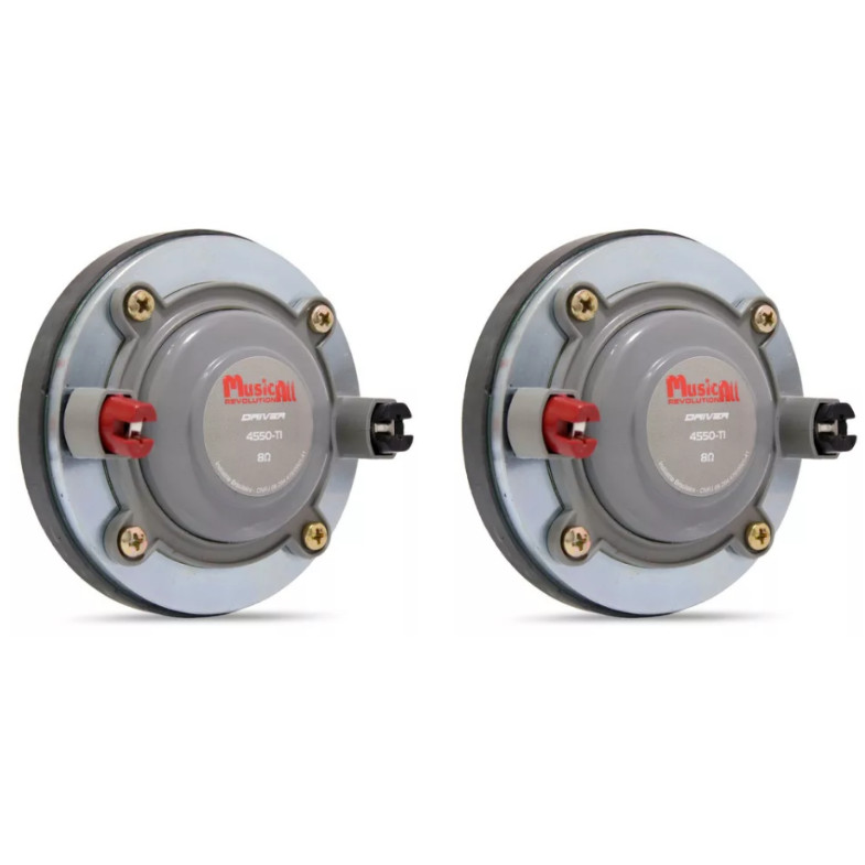 Kit 2 Driver Musicall Dti Titanium 4550 90W RMS  8 Ohms mod 2540 Pro Som Automotivo Caixa de Som