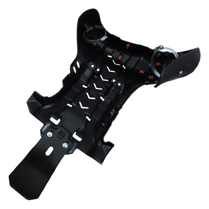 Protetor Ktm 300 Exc 24 Motor e Curva de Escape 2T Amx Preto