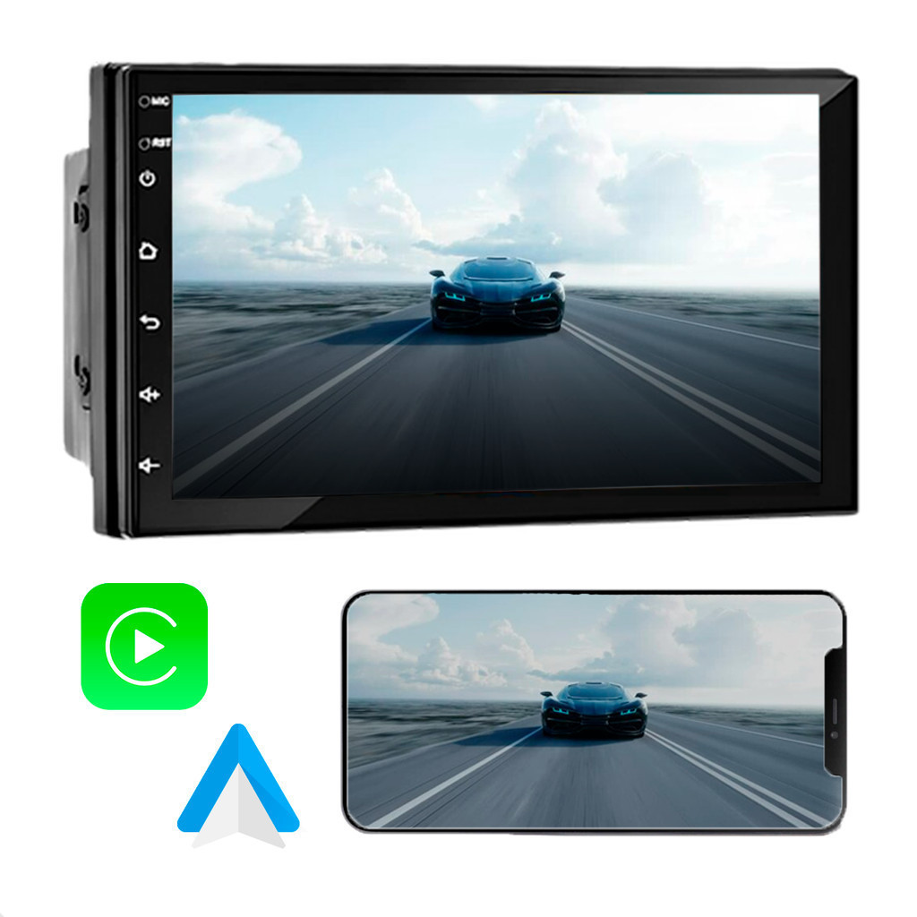 Central Multimídia H-Tech Ht-3125ca Carplay Android Auto 7pol Bluetooth Usb Espelhamento Sem Fio - Spare Parts and Accessories for Vehicles