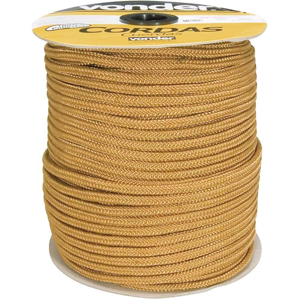 Corda Caminhoneiro Trançada 10mm x 147m Ouro Vonder · foto 2