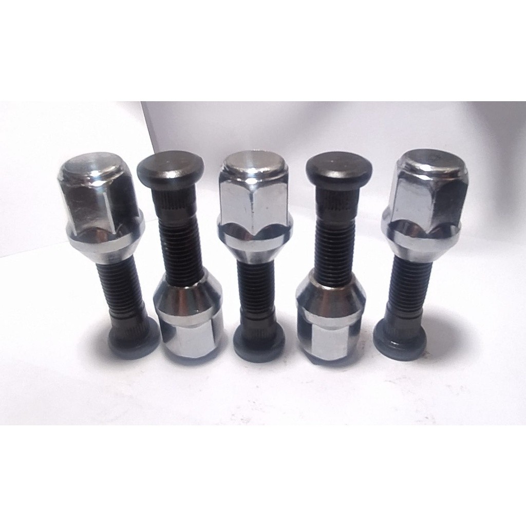 Kit Parafuso C/ Porca De Roda Ford Ka Fiesta Ecosport 5 Pçs — imagem 2 de 2