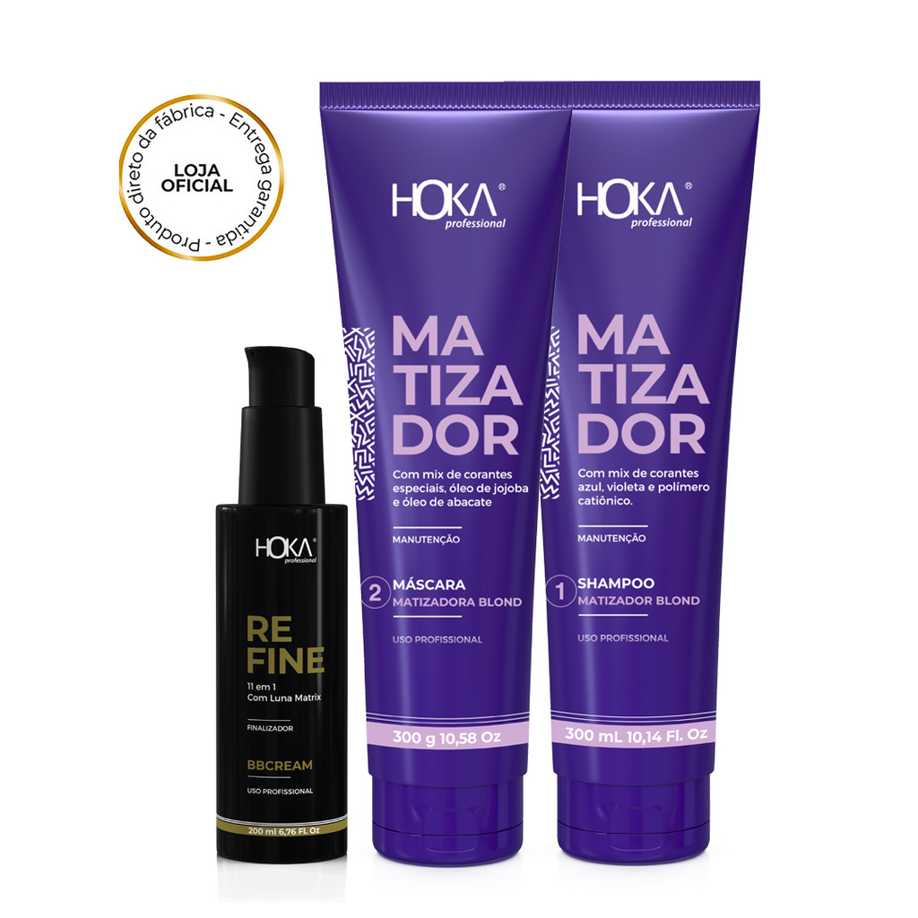 Kit Matizador Desamarelador + Finalizador Bbcream 11 Em 1