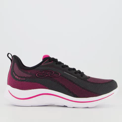 Tênis Olympikus Apolis Feminino Preto e Rosa